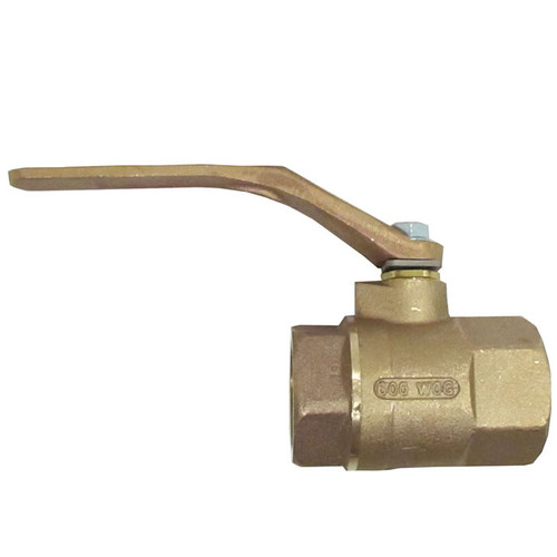 Speakman SE-912-T - Stay open ball valve, 1-1/2-inch female inlet, 1-1/2-inch female outlet, vertical installation.