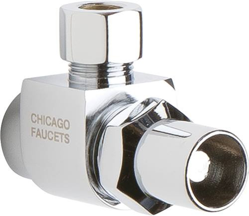 Chicago Faucets STC-41-00-AB - Compression Angle Stop, Loose Key, 1/2-inch Sweat x 3/8-inch Compression Chicago Faucets STC-41-00-AB - Compression Angle Stop, Loose Key, 1/2-inch Sweat x 3/8-inch Compression