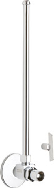 Chicago Faucets STC-41-11-AB - Compression Angle Stop, Loose Key with 12-inch Riser and Wall Flange, 1/2-inch Sweat x 3/8-inch Compression Chicago Faucets STC-41-11-AB - Compression Angle Stop, Loose Key with 12-inch Riser and Wall Flange, 1/2-inch Sweat x 3/8-inch Compression