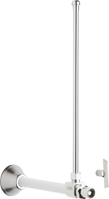 Chicago Faucets STC-51-11-AB - Compression Angle Stop, Loose Key with 12-inch Riser and Wall Flange, 1/2-inch Copper w/5-inch extension x 3/8-inch Compression Chicago Faucets STC-51-11-AB - Compression Angle Stop, Loose Key with 12-inch Riser and Wall Flange, 1/2-inch Copper w/5-inch extension x 3/8-inch Compression