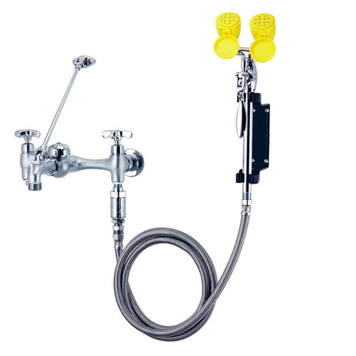 Speakman SEF-9000 - Eyesaver faucet combining an eyewash/drench hose and service sink faucet that work independently.
