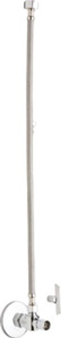 Chicago Faucets STB-31-13-AB - Ball Angle Stop, Loose Key with 20-inch Riser and Wall Flange, 1/2-inch Compression x 3/8-inchCompression Chicago Faucets STB-31-13-AB - Ball Angle Stop, Loose Key with 20-inch Riser and Wall Flange, 1/2-inch Compression x 3/8-inchCompression