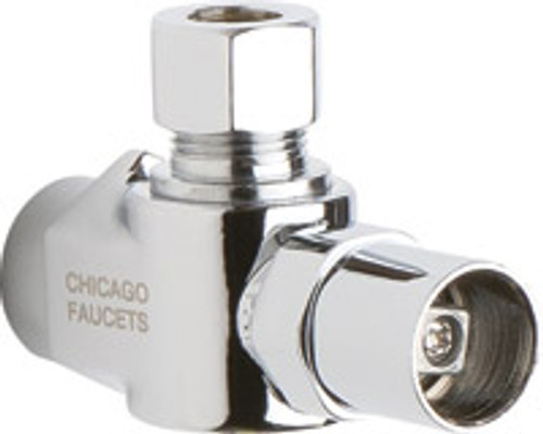 Chicago Faucets STB-41-00-AB - Ball Angle Stop, Loose Key, 1/2-inch Sweat x 3/8-inch Compression Chicago Faucets STB-41-00-AB - Ball Angle Stop, Loose Key, 1/2-inch Sweat x 3/8-inch Compression