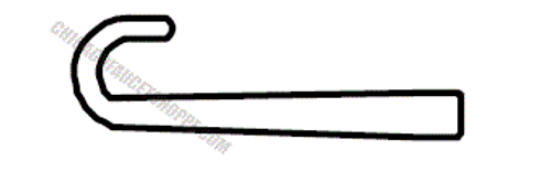 T&S Brass - 000021-40 - Spray Valve Finger Hook T&S Brass - 000021-40 - Spray Valve Finger Hook