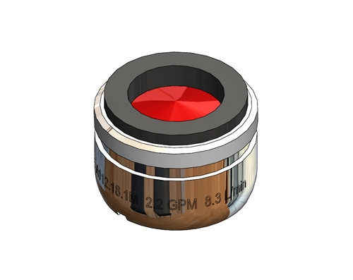 T&S Brass B-0199-03 Aerator, Non-Splash, 2.2 GPM, 13/16-27UN Male Threads T&S Brass B-0199-03 Aerator, Non-Splash, 2.2 GPM, 13/16-27UN Male Threads