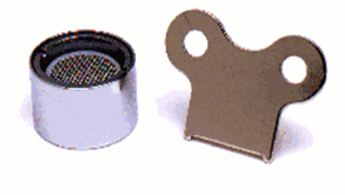 T&S Brass - B-0199-07 - Aerator, Vandal Resistant, 2.2 GPM, 3/8-inch NPSM Male Threads T&S Brass - B-0199-07 - Aerator, Vandal Resistant, 2.2 GPM, 3/8-inch NPSM Male Threads