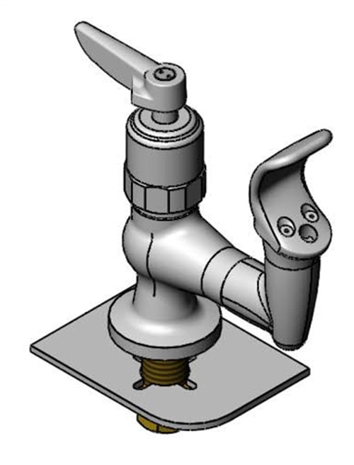 T&S Brass - B-2360-04 - Bubbler, Forged Brass Mouth Guard, Fast Self Closing, Hidden Flow Control, Backing Plate T&S Brass - B-2360-04 - Bubbler, Forged Brass Mouth Guard, Fast Self Closing, Hidden Flow Control, Backing Plate