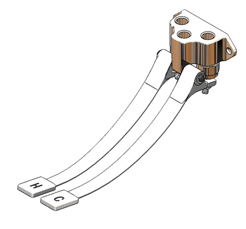 T&S Brass - B-0504-SL - Double Pedal Valve, Wall Mount, 1/2-inch NPT Inlet & Outlet, Slow Close Cartridge