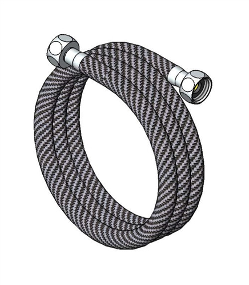 T&S Brass 018568-45 - Flex Connector Hose, 60-inch Long, 1/2 NPSM-F X 1/2 NPSM-F T&S Brass 018568-45 - Flex Connector Hose, 60-inch Long, 1/2 NPSM-F X 1/2 NPSM-F