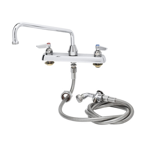 T&S Brass - B-1171-01 - Workboard Faucet, Deck Mount, 4-inch Centers, 16-inch Swing Nozzle, Diverter, Hose, Side Spray T&S Brass - B-1171-01 - Workboard Faucet, Deck Mount, 4-inch Centers, 16-inch Swing Nozzle, Diverter, Hose, Side Spray