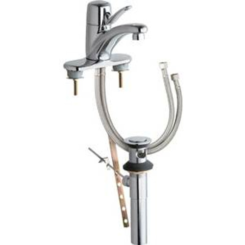 Chicago Faucets - 2201-4VPAABCP - Single Lever Lavatory Faucet