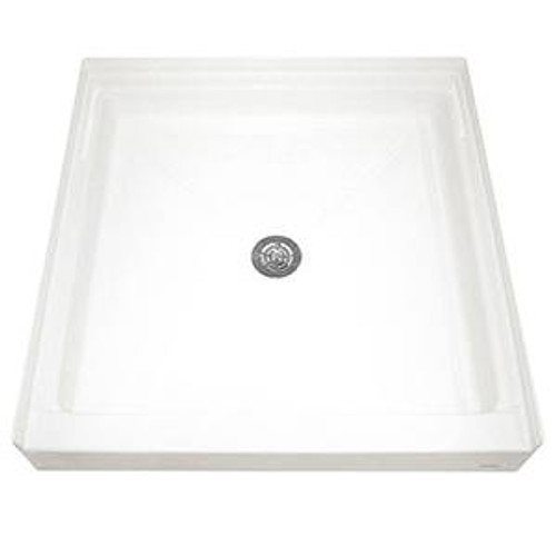 American Standard 3636ST.020 Alcove Single Threshold  Shower Base (White)