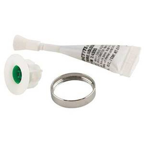 Chicago Faucets 50-042KJKABNF - 1.5 GPM Flow-Control Device (Green) with 1-159 spout outlet ring & adhesive