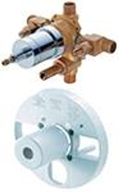 Danze D113000BT - Single Handle Pressure Balance Mixing Valve with Diverter and Screwdriver Stops