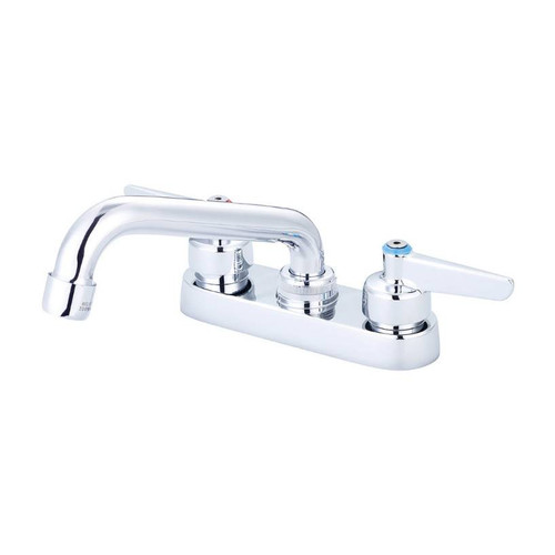 CENTRAL BRASS 80084-LE0 Two Handle Cast Brass Bar/Laundry Faucet 6" Tube Spout CENTRAL BRASS 80084-LE0 Two Handle Cast Brass Bar/Laundry Faucet 6" Tube Spout