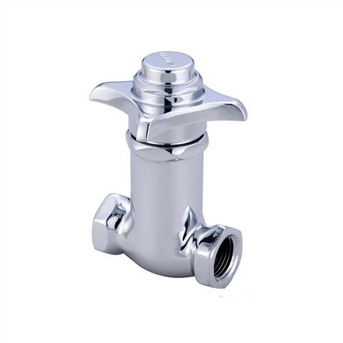 Central Brass 0331-V1/2 Self-Close Straight Stop, Chrome Central Brass 0331-V1/2 Self-Close Straight Stop, Chrome