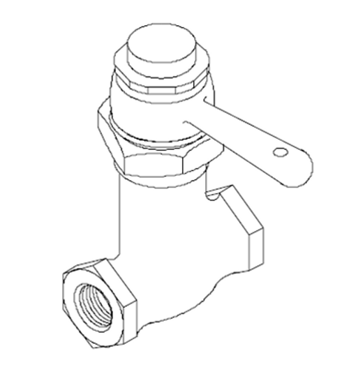 Central Brass 0334-V1/2 Shower Stop