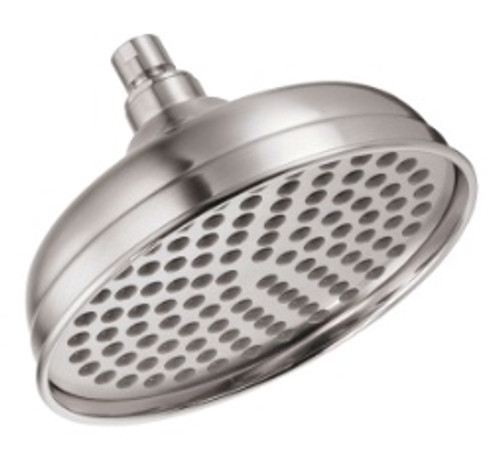 Danze D461192BN - 8-inch Antique Bell Showerhead - Tumbled Bronzeushed Nickel