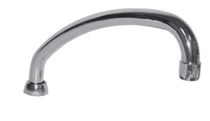 Component Hardware - KN11-Y309 - 9 1/2-inch SWIVEL CURVED TUBULAR SPOUT
