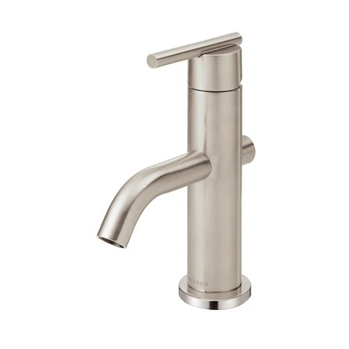 Gerber D236158BN Parma 1H Lavatory Faucet w/ Metal Touch Down Drain & Optional Deck Plate Included 1.2gpm Brushed Nickel