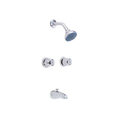 Gerber 46-610-83 Classics 2H Tub Fitting w/ Tub Spout 6" Centers Chrome Gerber 46-610-83 Classics 2H Tub Fitting w/ Tub Spout 6" Centers Chrome