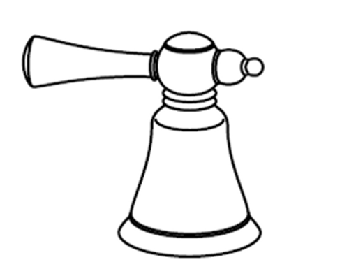 Gerber - BRIANNE LG METAL LEVER HANDLE ASSY FOR W/S - OIL RUBBED BRONZE