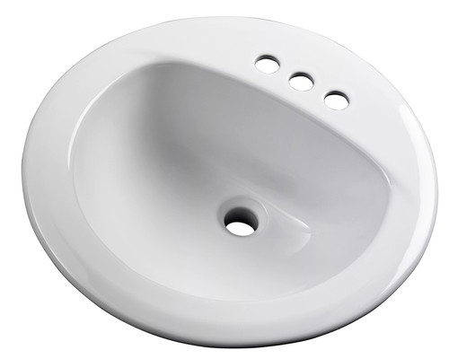 Gerber - MAXWELL S-RIM LAVATORY FAUCET 19-inch ROUND 4-inch C WHT TRAPEZOID CTN Gerber - MAXWELL S-RIM LAVATORY FAUCET 19-inch ROUND 4-inch C WHT TRAPEZOID CTN