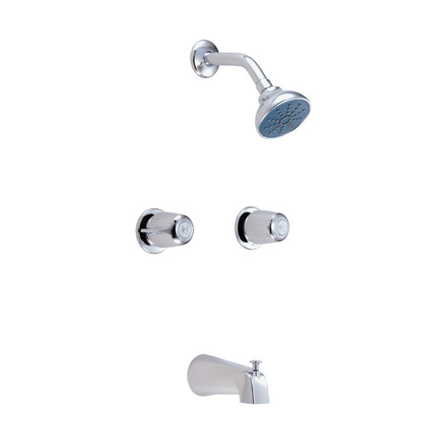 Gerber 48-720-83 Classics Two Handle Sliding Sleeve Escutcheon Tub & Shower Fitting with Threaded Diverter Spout 1.75gpm Chrome Gerber 48-720-83 Classics Two Handle Sliding Sleeve Escutcheon Tub & Shower Fitting with Threaded Diverter Spout 1.75gpm Chrome