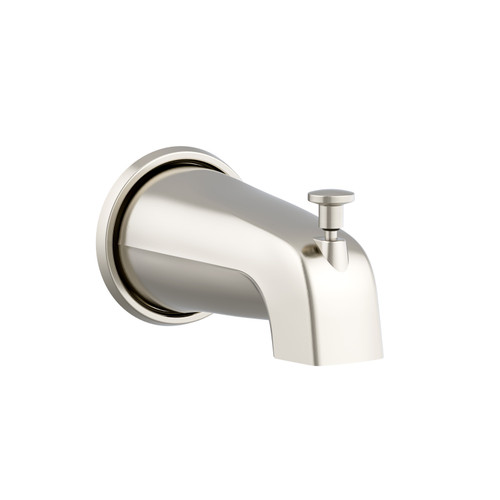 Gerber D606225BN 5 1/2" Wall Mount Tub Spout with Diverter Brushed Nickel