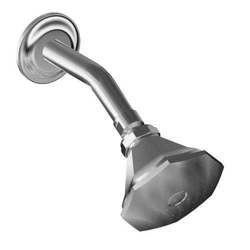 Graff G-8396-SN Elegant Showerhead with Shower Arm, Steelnox (Satin Nickel)