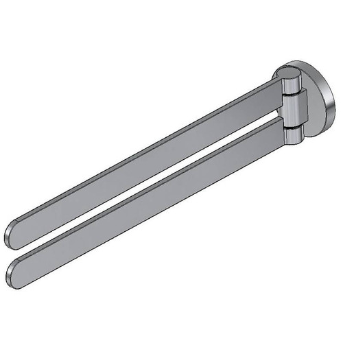 Graff G-9212-SN - Dual Towel Bar, Steelnox (Satin Nickel) Graff G-9212-SN - Dual Towel Bar, Steelnox (Satin Nickel)