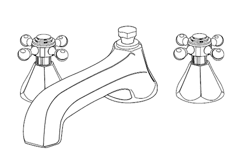 Jaclo 6970-T688 - Astor Roman Tub Faucet Set