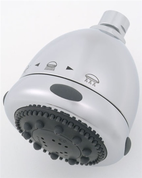 Jaclo S148-1.75 Rondo Frescia Low Flow Multifunction Shower Head with Dark Grey Face and Nebulizing MIST - 1.75 GPM Jaclo S148-1.75 Rondo Frescia Low Flow Multifunction Shower Head with Dark Grey Face and Nebulizing MIST - 1.75 GPM