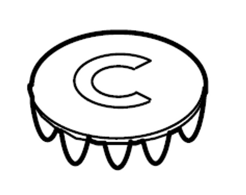 Kissler 92-2003C - American Standard Index Button Cold Kissler 92-2003C - American Standard Index Button Cold