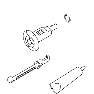 Kohler 1011032-0 - White Large Trim Ring Kit