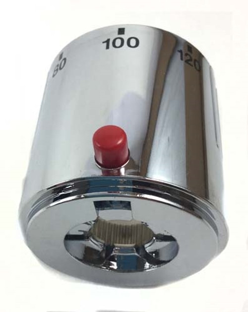 Pegasus - 161-263-2 - Chrome Sleeve with red button Pegasus - 161-263-2 - Chrome Sleeve with red button