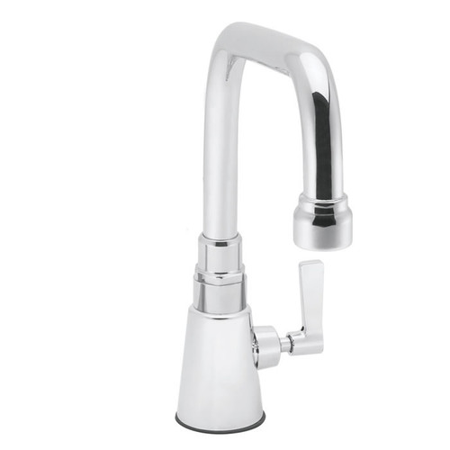 Speakman SC-7112-9 - Commander single hanldle lab faucet with 9-inch deep tubular swing spout rigid or swivel and lever handle