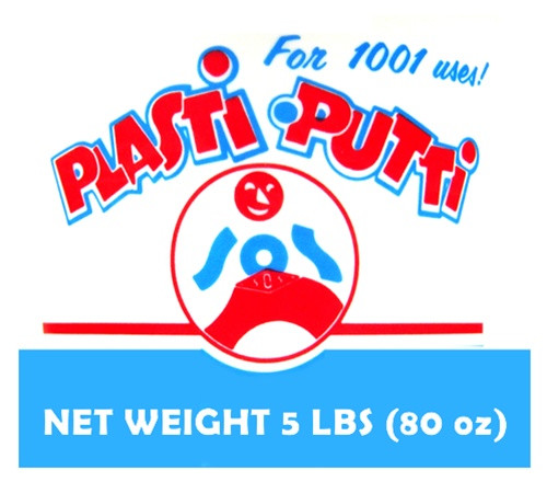 SOS Products PP-5-CASE Plasti-Putti Plumber's Putty is designed for 1001 uses. This is our recommended choice of putty for all plumbing applications because it will not shrink, crack or crumble. SOS Products PP-5-CASE Plasti-Putti Plumber's Putty is designed for 1001 uses. This is our recommended choice of putty for all plumbing applications because it will not shrink, crack or crumble.