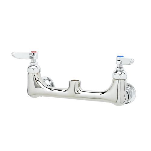 T&S Brass - B-0330-LNM - Double Pantry Rigid Base Faucet, Wall Mount, 8-inch Centers, Less Nozzle (Qty. 6)
