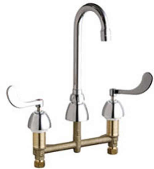 Chicago Faucets 786-GN1AE3ABCP - CONCEALED KITCHEN SINK FAUCET Chicago Faucets 786-GN1AE3ABCP - CONCEALED KITCHEN SINK FAUCET