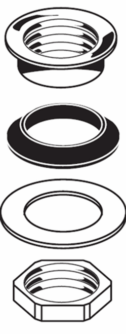 American Standard 66117-0020A - Chrome Plated Lavatory Sink Drain Flange Kit American Standard 66117-0020A - Chrome Plated Lavatory Sink Drain Flange Kit