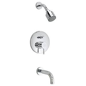 American Standard T064602.002 Serin Pressure Balance Bath / Shower Trim Kit w/ Built-In-Diverter (Chrome)