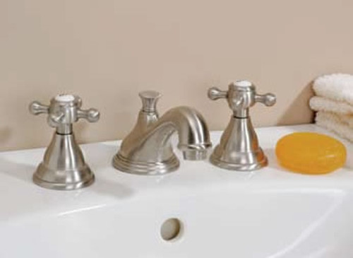 Cheviot 5220BN - WIDESPREAD LAVATORY FAUCET-CROSS HANDLES-BRUSHED NICKEL