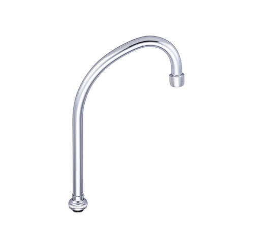 CENTRAL BRASS SU-257-TSA 6-3/8â€³ Swivel Tri-Arc Gooseneck Spout With Aerator