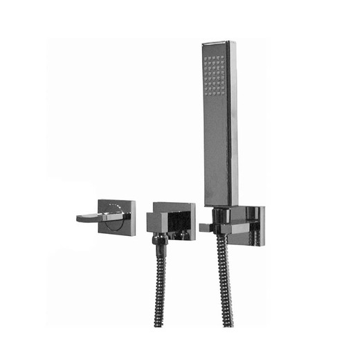 Graff G-6056-BAU Sade/Targa/Luna Wall-Mounted Lavatory Handshower & Diverter, 24K Brushed Gold Plated