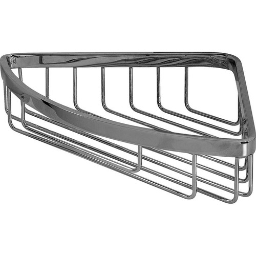 Graff G-9010-BAU Corner Shower Basket, 24K Brushed Gold Plated