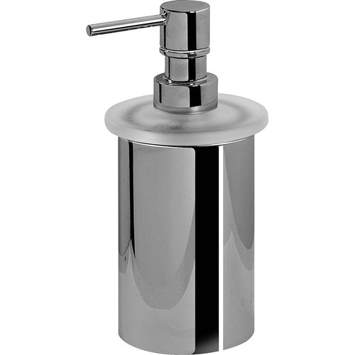 Graff G-9154-BAU Free Standing Soap Dispenser, 24K Brushed Gold Plated