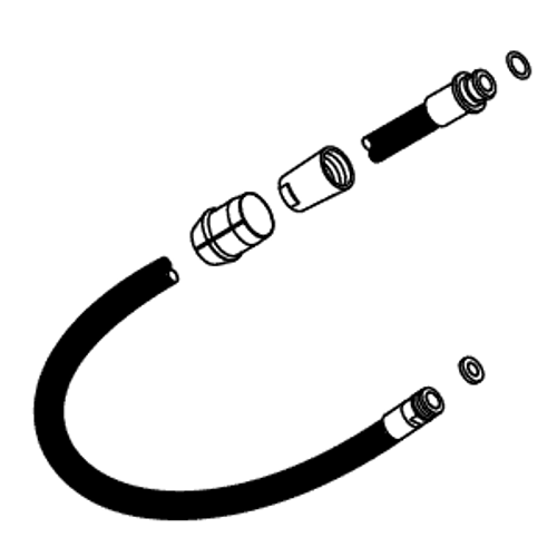 Kohler 1037518-CP - Polished Chrome Hose Kit
