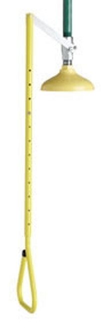 Speakman SE-220-ADA - Vertical overhead supply, stay open ball valve, high visibility yellow pull rod.