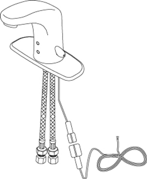 Symmons&#174 S-6080-ACM - Ultra-Sense? AC Powered Sensor Faucet with Multi-Unit Transformer, Temperature Selection and Infared Position Sensative Detection